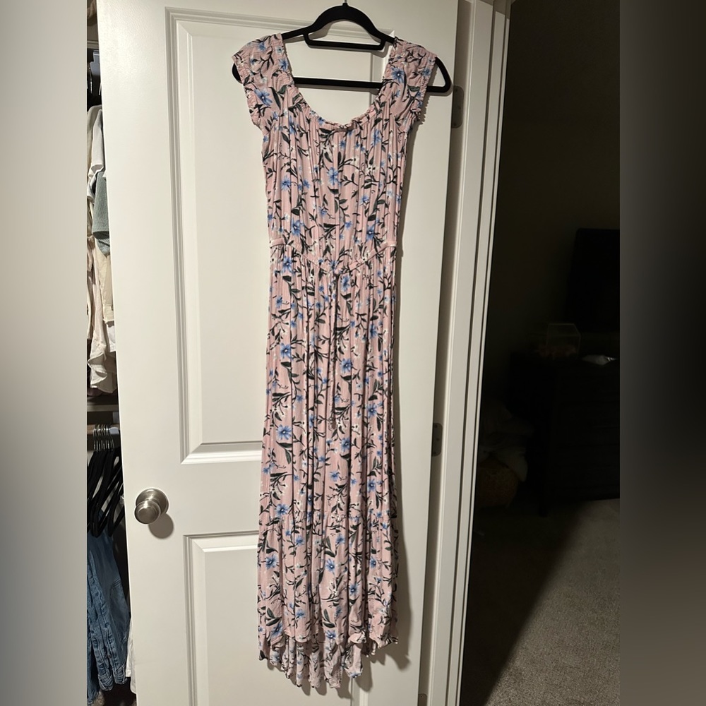 American Eagle Off The Shoulder Maxi Dress